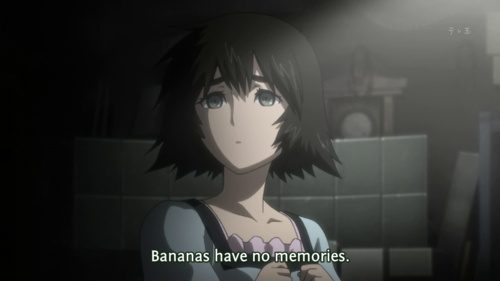 bananas have no memories