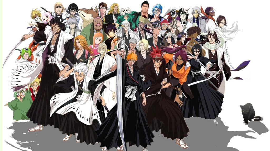 all the shinigami in the Bleach anime