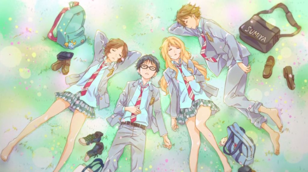 your lie in april anime
