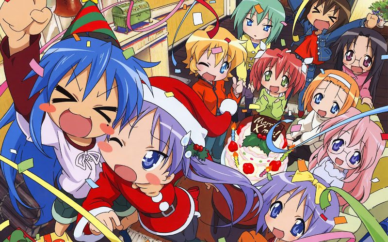 lucky star anime christmas