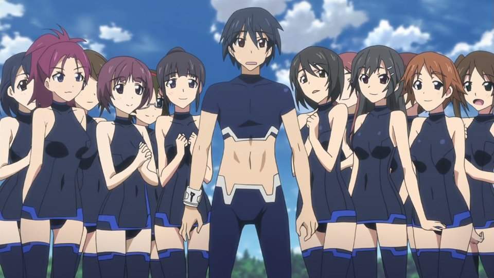 infinite stratos anime harem