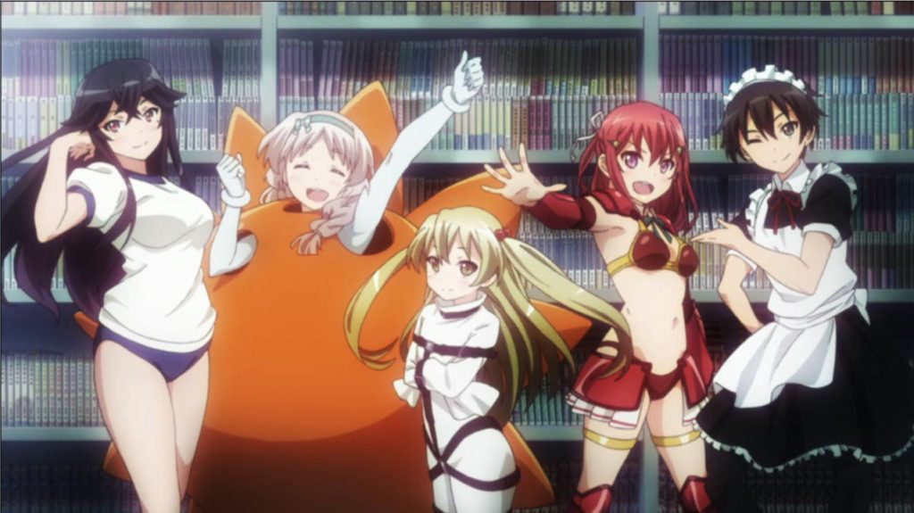 how not to summon a demon lord anime with the characters in bed