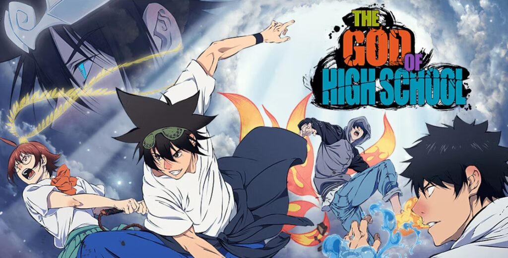 god of high school anime