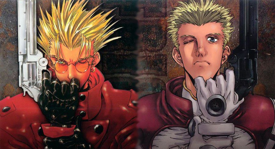 Vash and Knives from Trigun