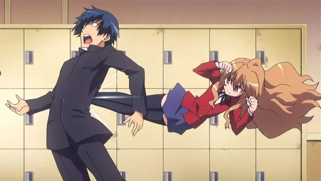 taiga and ryuuji toradora anime