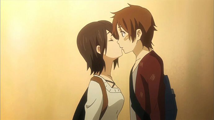 Taichi and Iori kiss