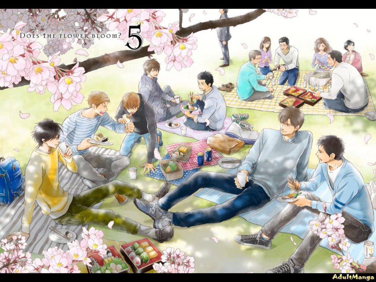 does the flower blossom manga