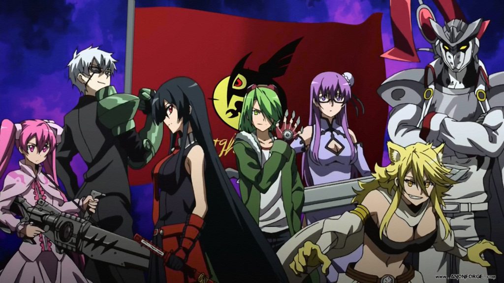the main cast of the akame ga kill anime