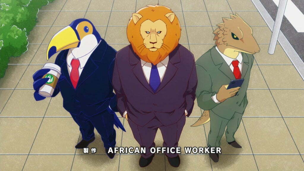 africa salaryman anime