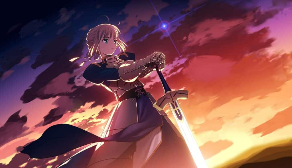fate stay night anime saber