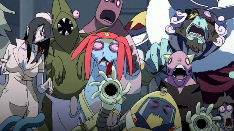 aliens in anime