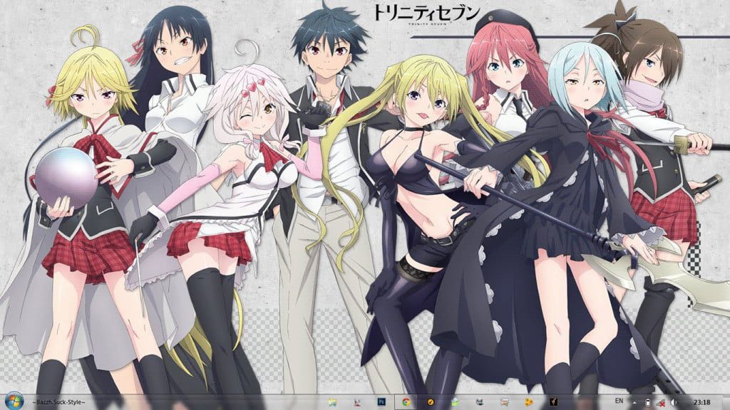 trinity seven harem