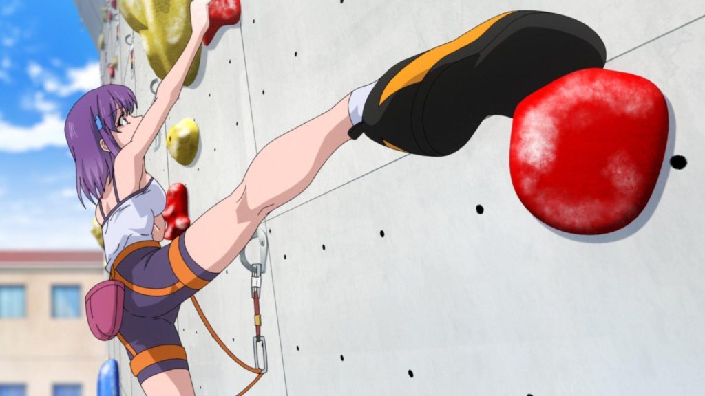 sport climbing girls anime