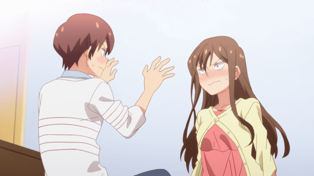 Kana and Chiaki in the Tsurezure Children anime
