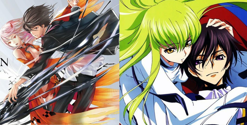 guilty crown and code geass