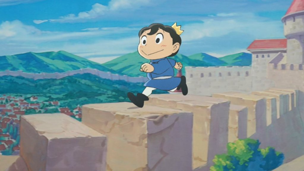 Bojji running around the castle in the Ranking of Kings anime