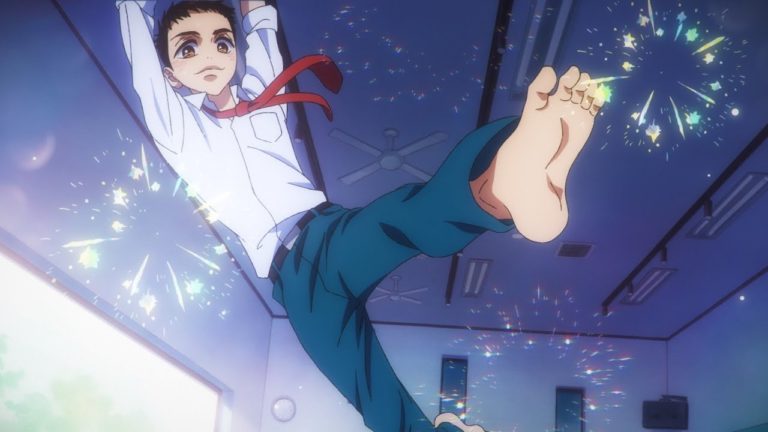 junpei jumping from the dance dance danseur anime