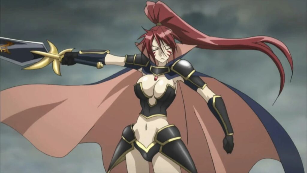 female oda nobunaga from battle girlstime paradox anime