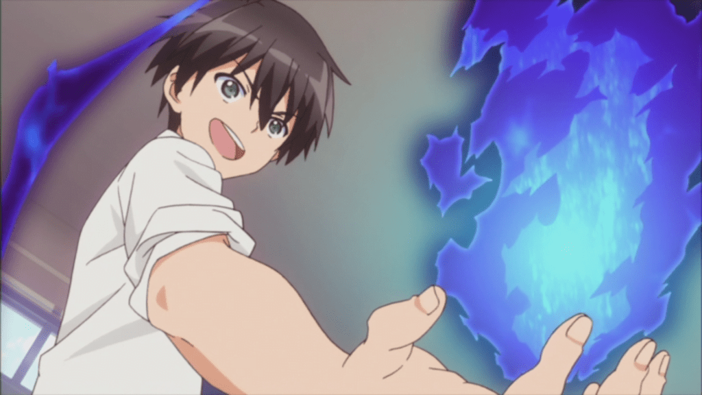 Jurai using his black flame in the When Supernatural battles Became Common Place anime