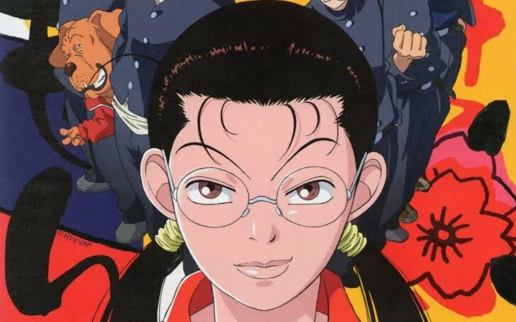 Kumiko from the Gokusen anime smirking