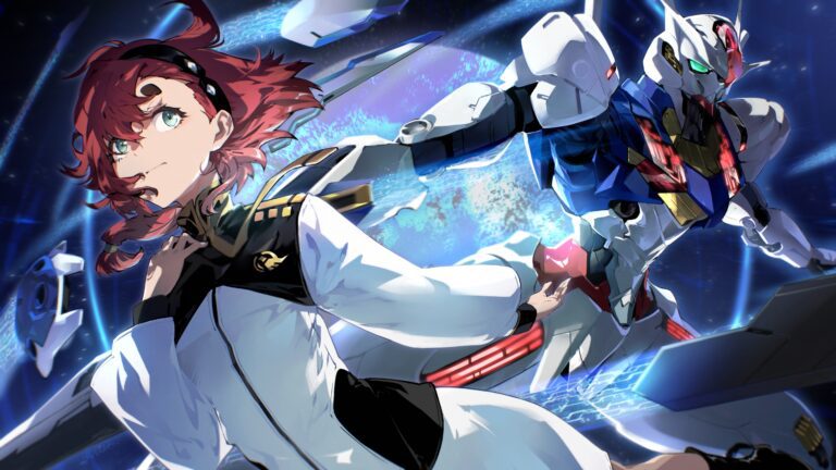 Suletta and Ariel from the Mobile Suit Gundam Witch From mercury anime