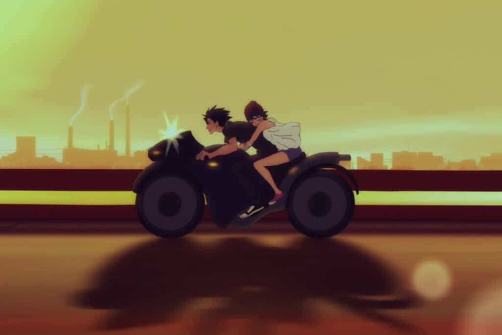 motorcycle anime devilman crybaby