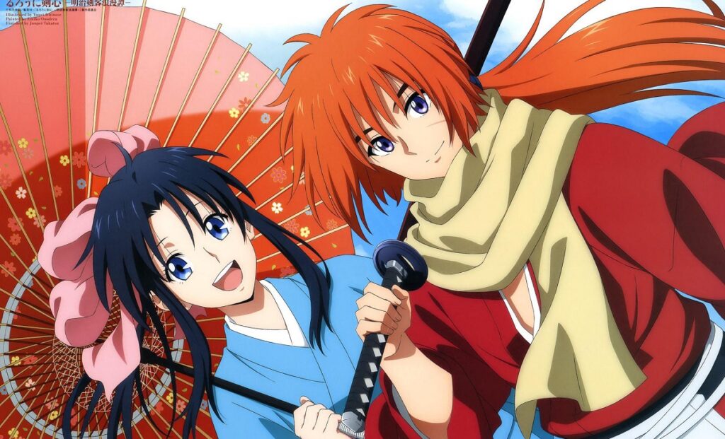 rurouni kenshin and kaoru anime