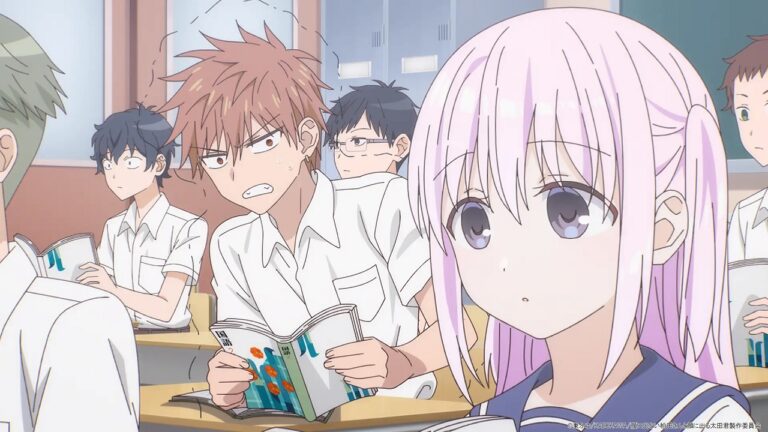 Inexpressive Kashiwada and Expressive Oota anime